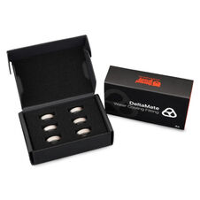 Thermal Grizzly DeltaMate Plug Verschlussstopfen, Messing, G1/4-Gewinde - nickel, 6er-Pack