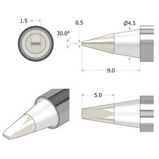 iFixit FixHub Ltspitze Meielform - 1,5 mm