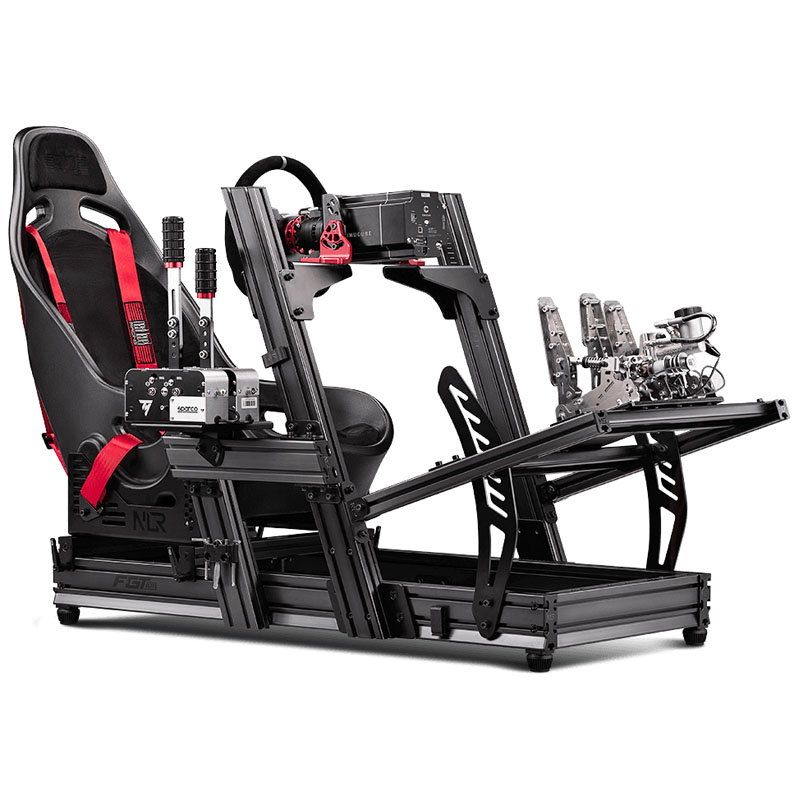 Next Level Racing F-GT Elite Aluminium Simulator Cockpit - Front und Side Mount Edition