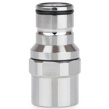 Thermal Grizzly DeltaMate Quick Disconnect Male - F, Gloss Nickel