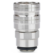 Thermal Grizzly DeltaMate Quick Disconnect Female - M, Gloss Nickel
