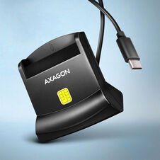AXAGON CRE-SM4NC USB Smart Card Reader - USB-C