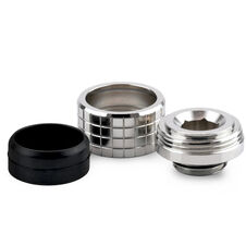 Thermal Grizzly DeltaMate Kompressions-Fitting, Messing - Gloss Nickel, HT16, 6er-Pack