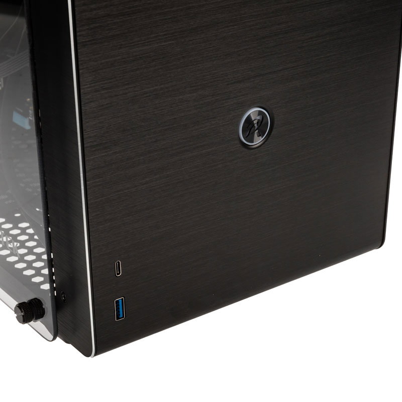 Raijintek Ophion M Evo TGS Micro-ATX Case, Tempered Glass - Black