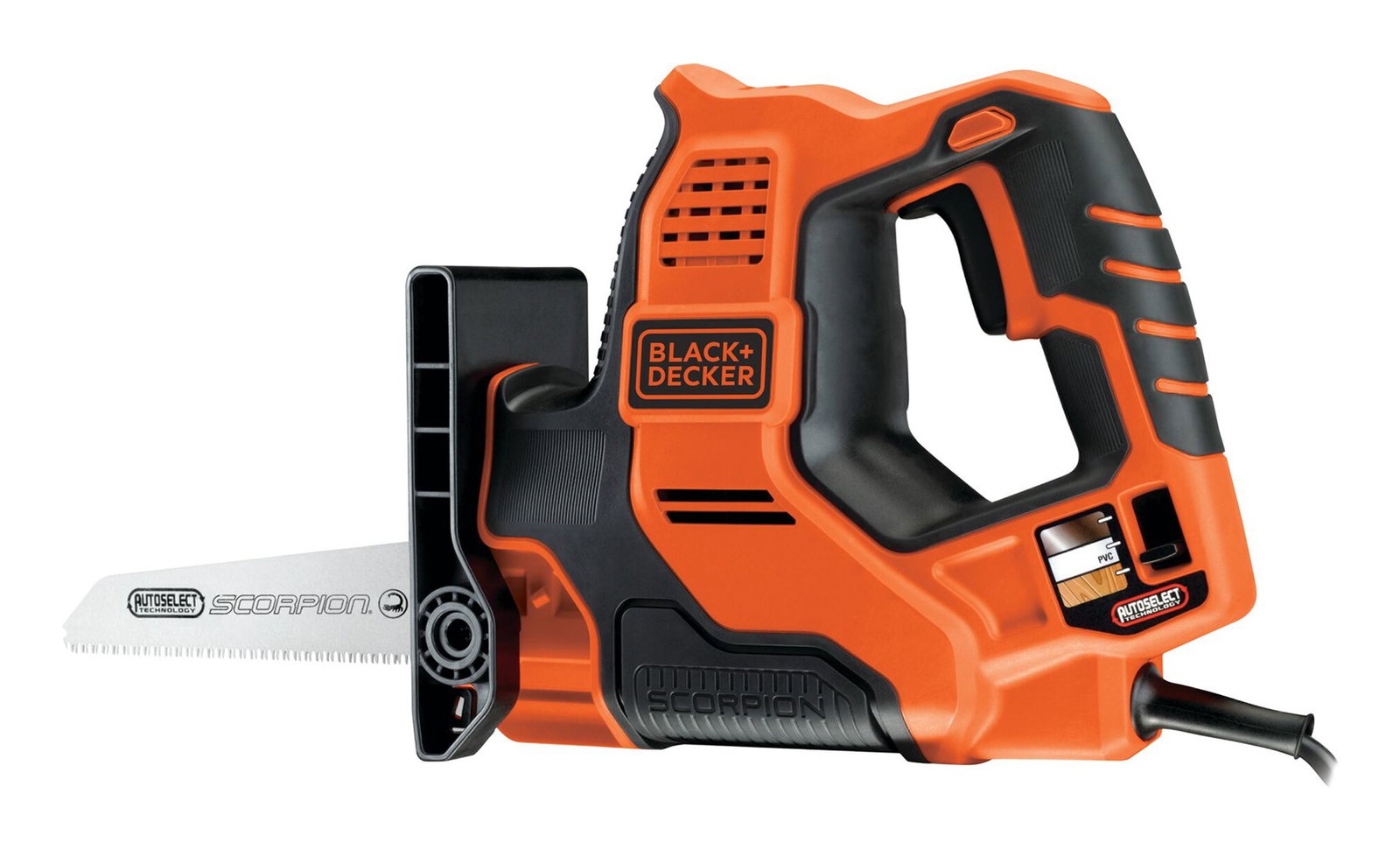 Black & Decker RS890K-QS reciprocating saw 2700 spm 500 W Black, Orange