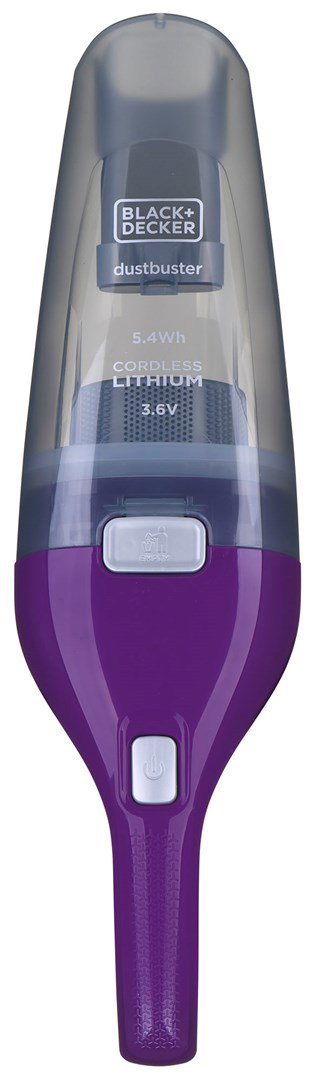 Black & Decker NVC115W handheld vacuum Grey, Purple Bagless