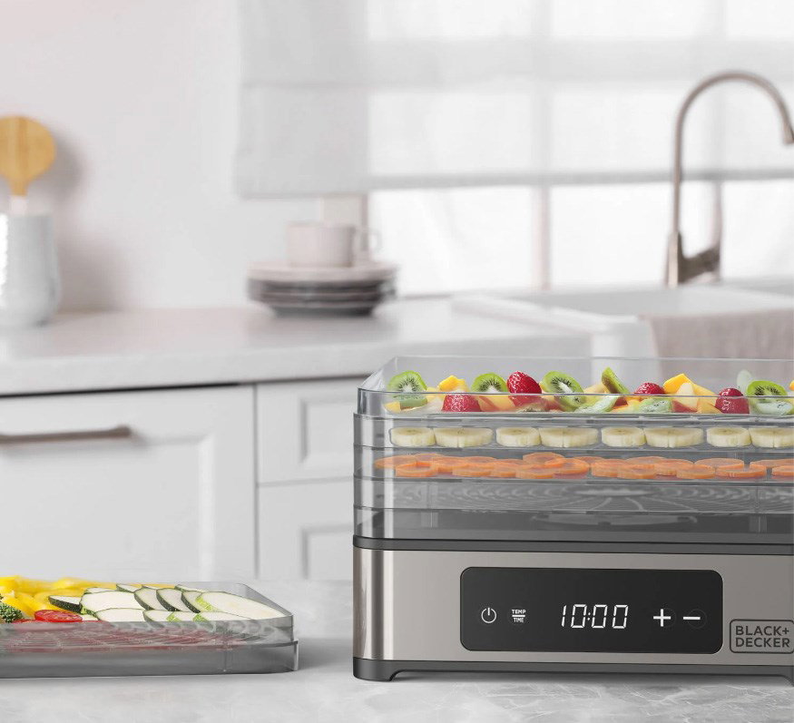 Black+Decker BXDE401E Fruit, Mushroom and Vegetable Dehydrator