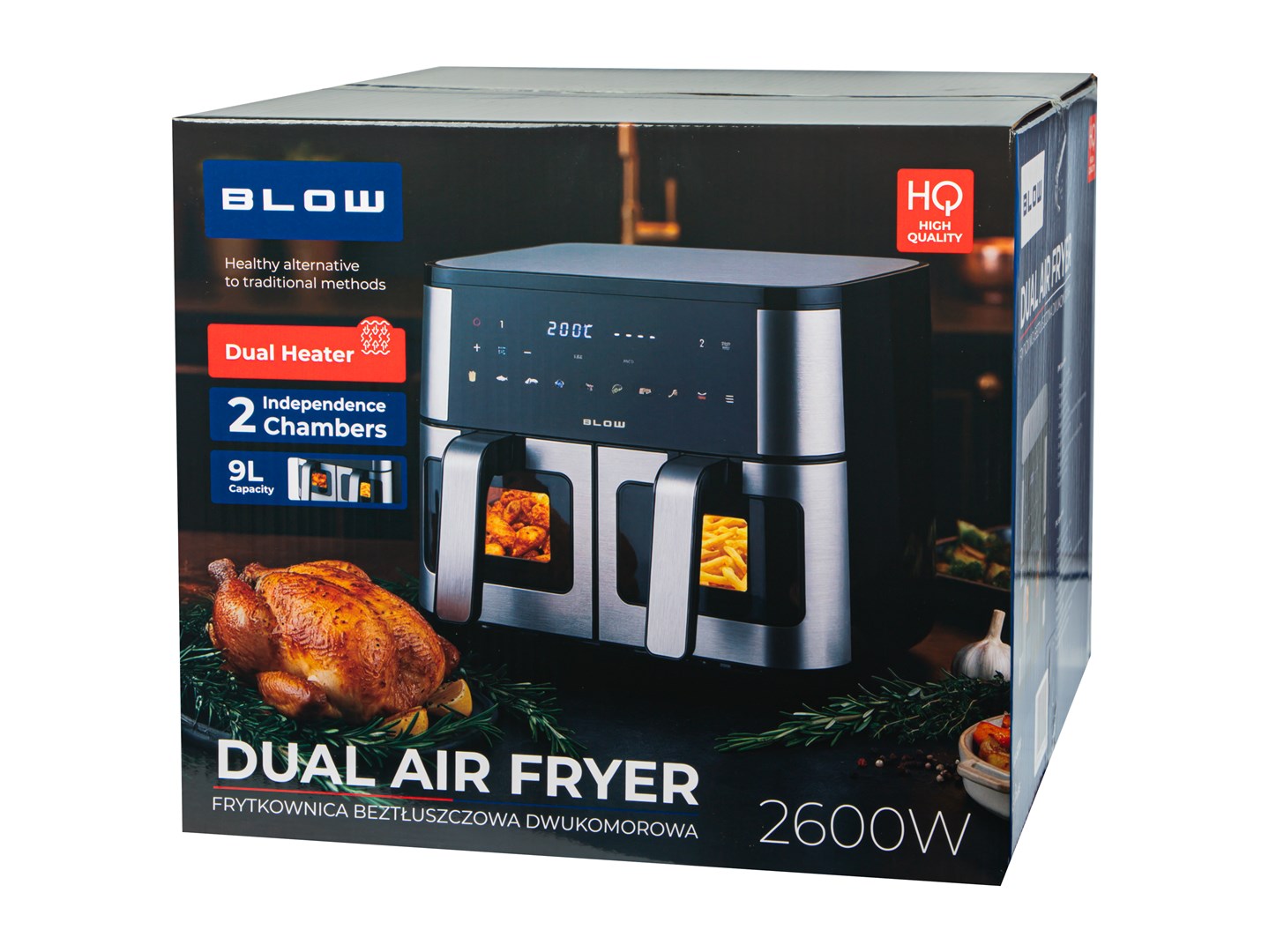 AIR FRYER fat-free fryer BLOW 2600W 9L