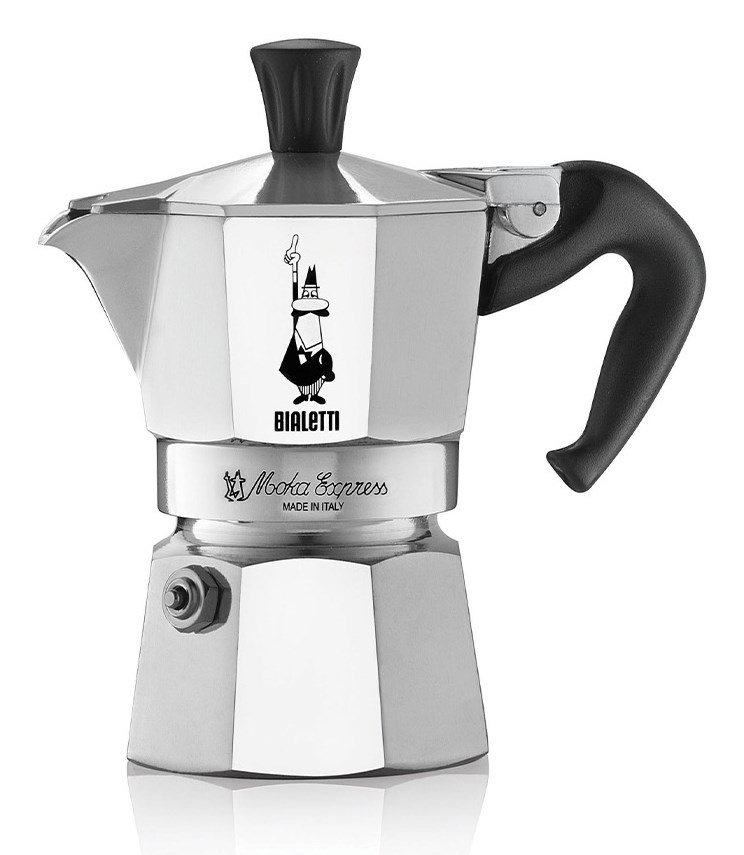 Bialetti Moka Express Moka pot Aluminium, Black