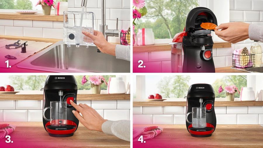 Bosch Tassimo Happy TAS103E coffee maker Fully-auto Capsule coffee machine 0.7 L