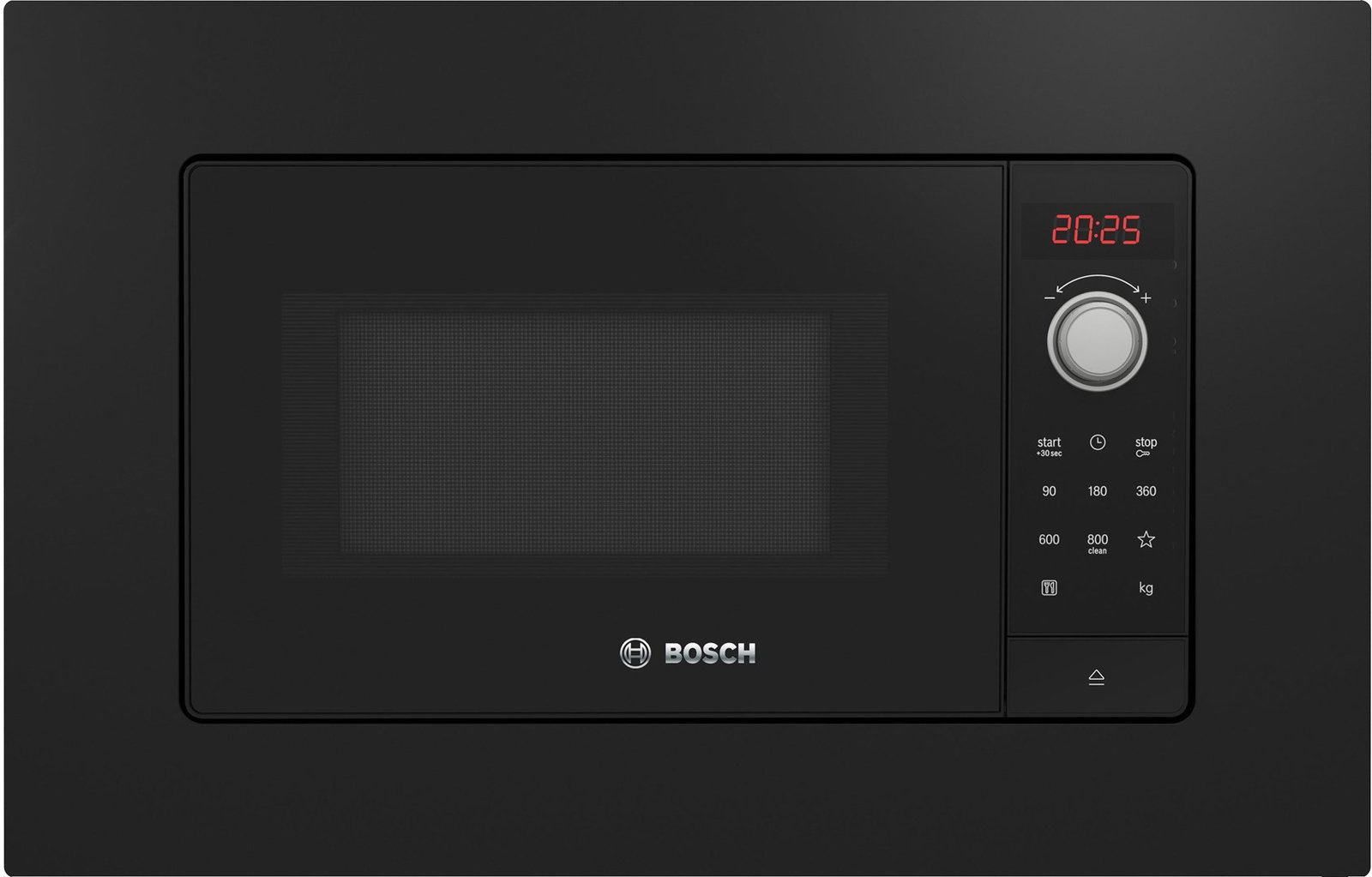 Bosch Serie 2 BFL623MB3 microwave Black Solo microwave Built-in 20 L 800 W