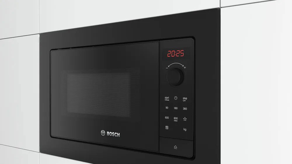 Bosch Serie 2 BFL623MB4 microwave Black Solo microwave Built-in 20 L 800 W