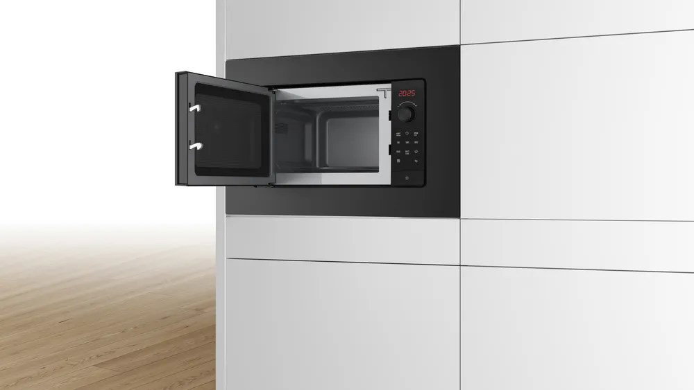 Bosch Serie 2 BFL623MB4 microwave Black Solo microwave Built-in 20 L 800 W