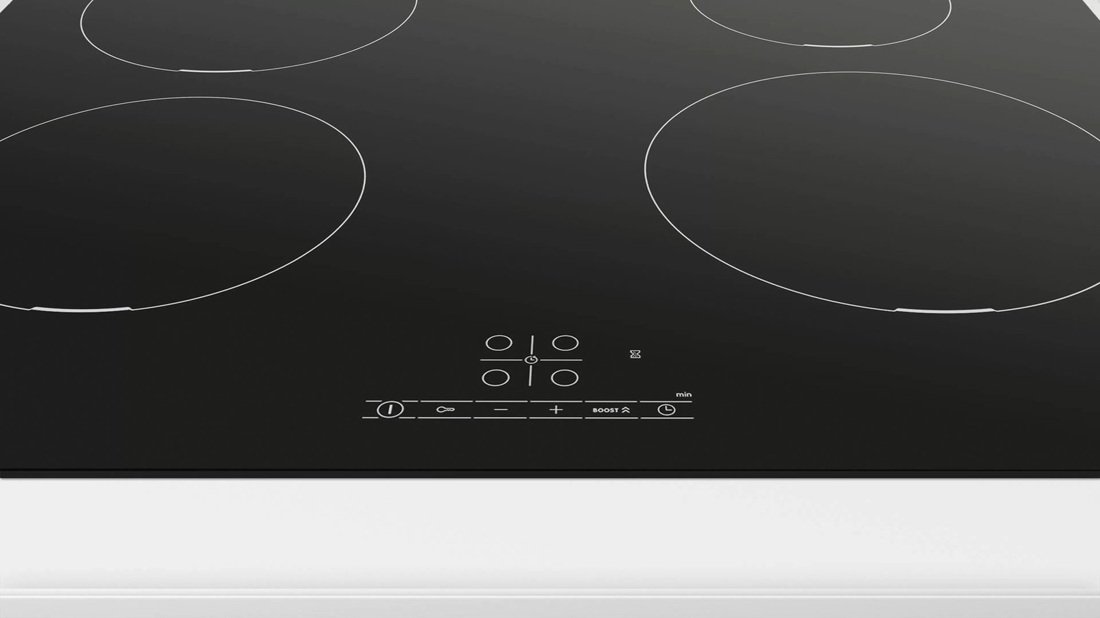 Bosch Serie 4 PUE611BB5D hob Black Built-in 59.2 cm Zone induction hob 4 zone(s)