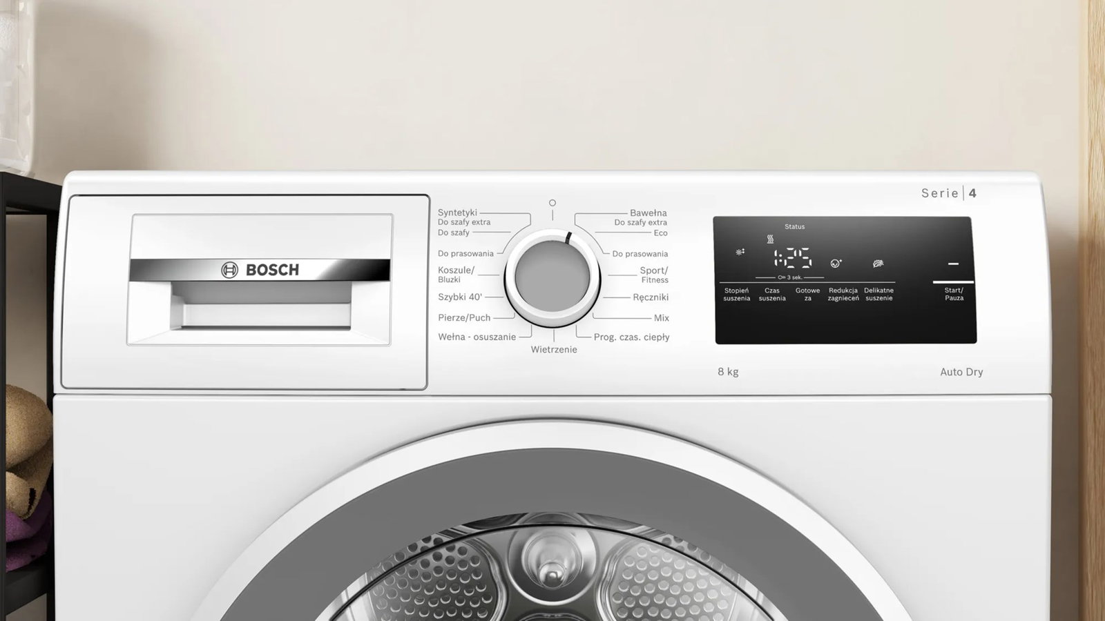 BOSCH WTH86277PL Heat pump clothes dryer 8kg White