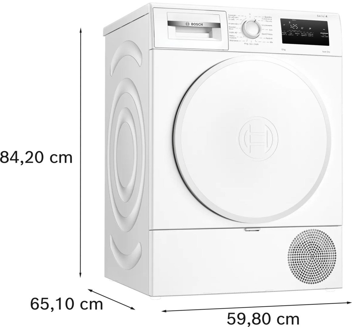 Bosch WTH83277PL Freestanding dryer 8 kg