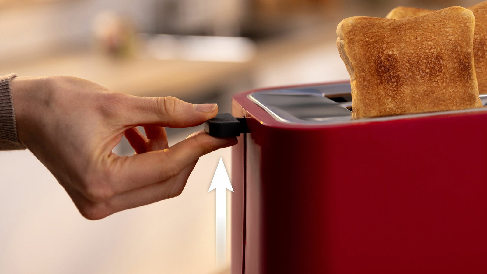 Bosch TAT3M124 toaster 2 slice(s) 950 W Red