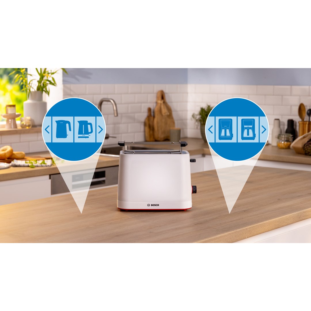My Moment BOSCH TAT3M121 toaster (white)