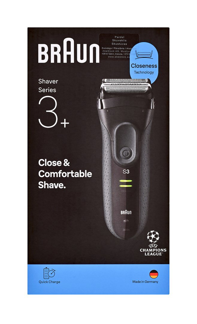 Braun Serie 3 3000S Foil shaver Grey
