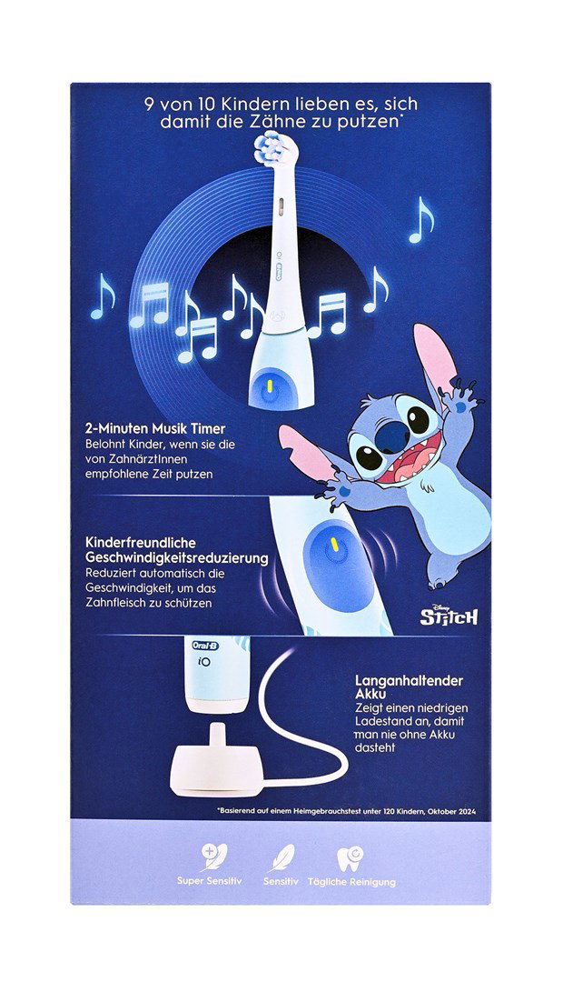 Oral-B iO Kids Stitch Child Rotating toothbrush Blue