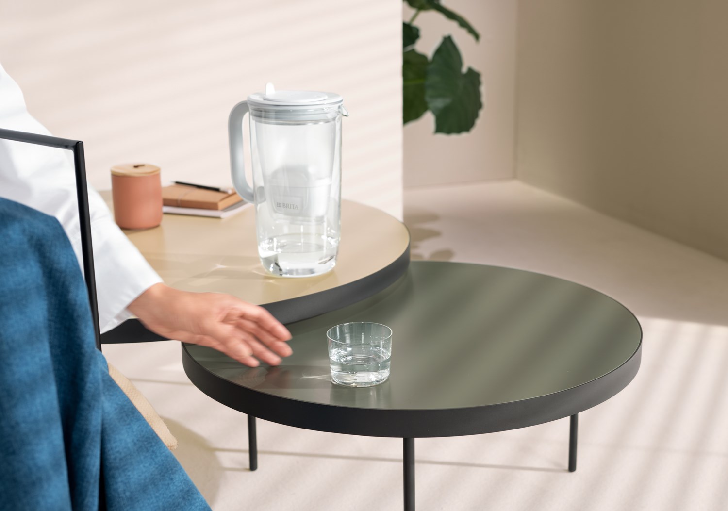 Brita Glass+1 Maxtra Pro PP filter jug (grey)