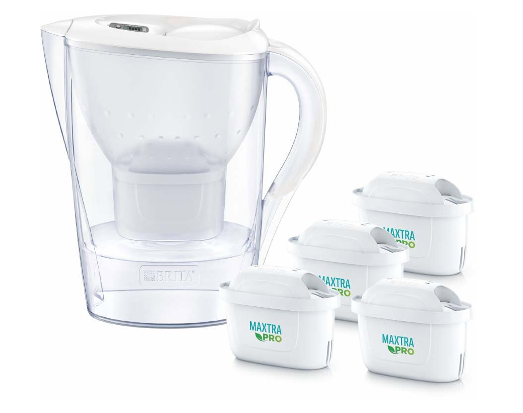 Brita Marella + 4 Maxtra Pro PP filter jug