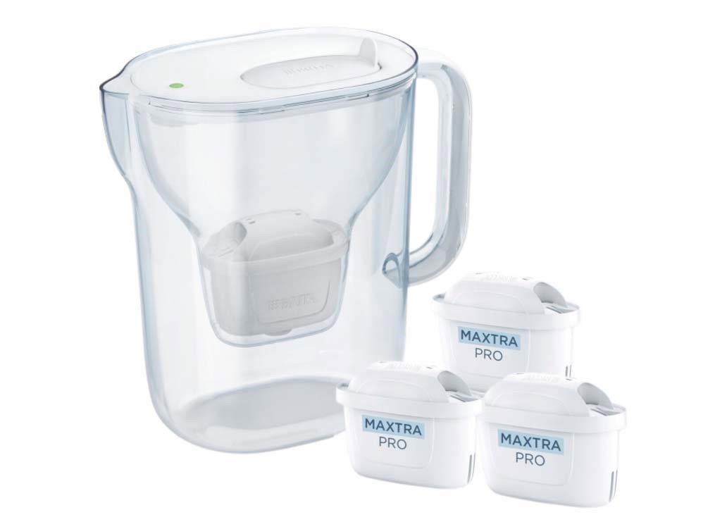Brita Style Essential + 3 MAXTRA PRO PURE PERFORMANCE (White)