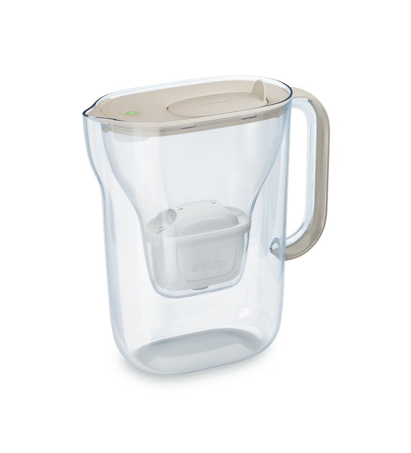 Brita Style Essential filter jug + 3 Maxtra Pro Pure Performance filter cartridges (sand-coloured)