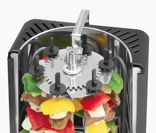 Clatronic DVG 3686 Grill Electric Black 1400 W