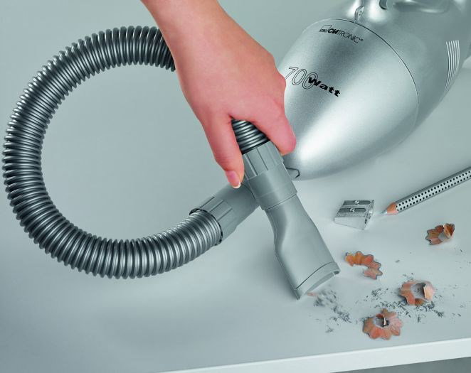 Clatronic HS 2631 handheld vacuum Grey Dust bag