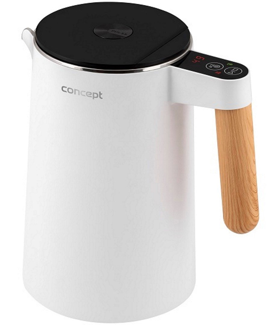 Stainless Steel Kettle White 1.5 l Salt & Pepper Concept RK3300