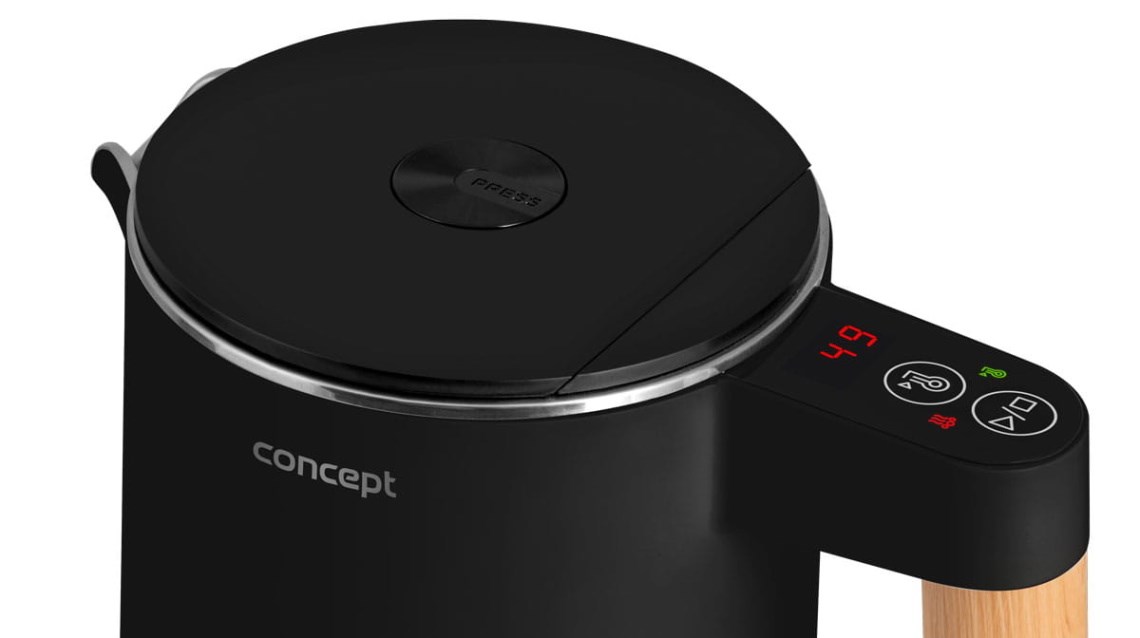 Electric kettle Double Wall 1,5 L Concept Black RK 3301