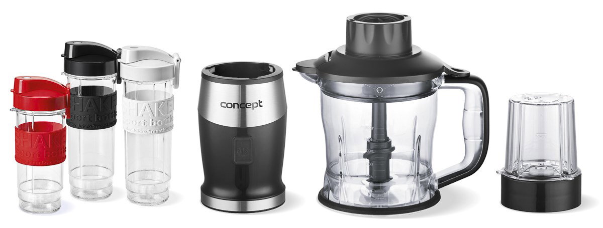 Concept SM3390 blender 1.2 L Immersion blender 700 W Black, Stainless steel