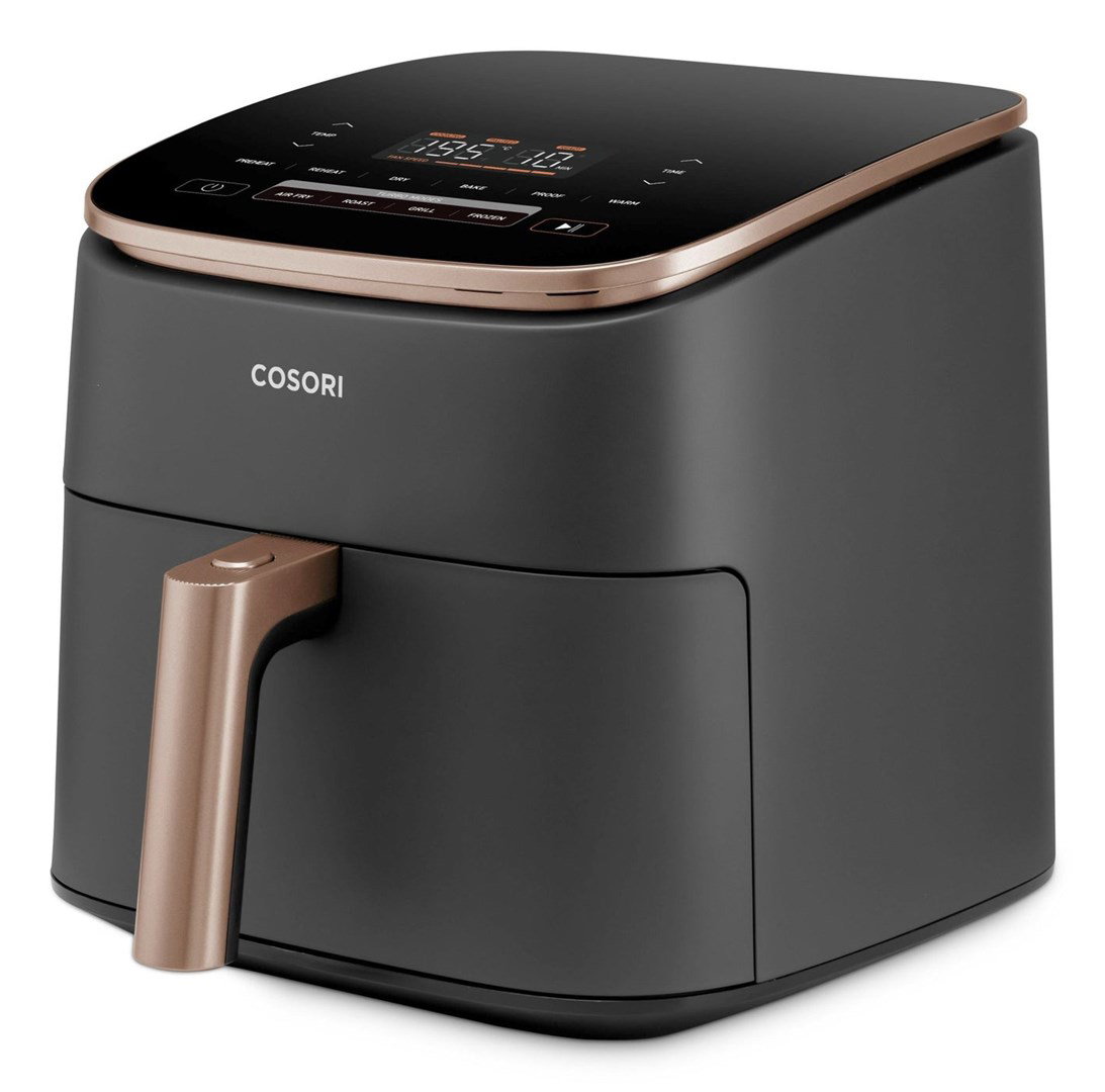 Cosori Turbo Blaze Chef Edition Single 6 L Stand-alone 1725 W Hot air fryer Black, Pink gold