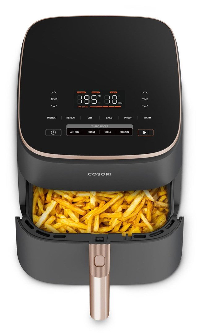 Cosori Turbo Blaze Chef Edition Single 6 L Stand-alone 1725 W Hot air fryer Black, Pink gold