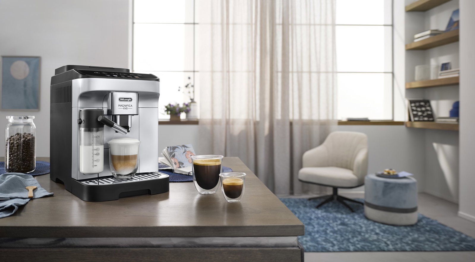 DeLonghi Magnifica DEL ECAM 290.61.SB Fully-auto Espresso machine 1.8 L