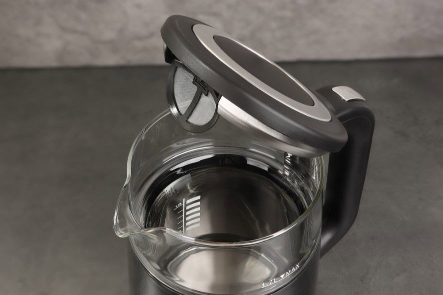 ELDOM C530 NEVO electric kettle 1.7 L 2200 W Black, Transparent