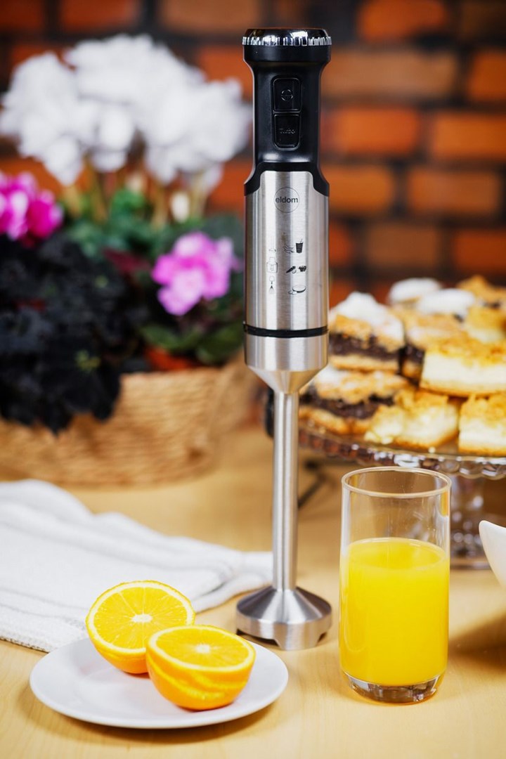 ELDOM Blender JAX, 1000 W, metal tip, speed regulation, turbo