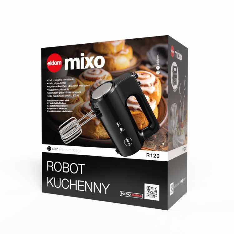 ELDOM R120 MIXO Kitchen Machine black