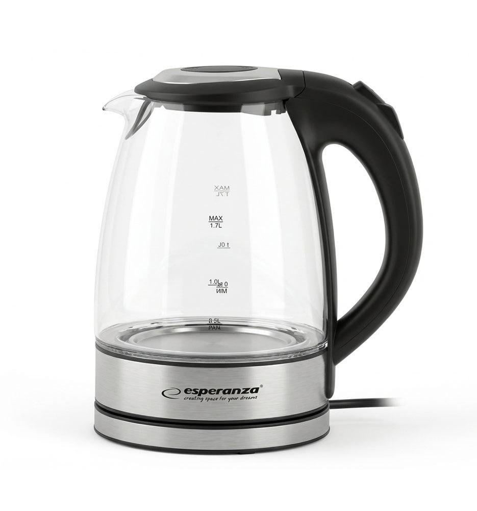 Esperanza EKK012 Electric kettle 1.7 L Black, Multicolor 2200 W