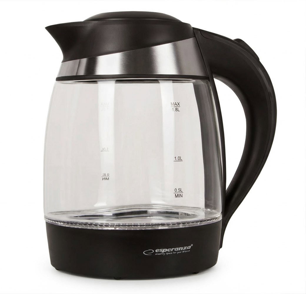 Esperanza EKK009 electric kettle 1.8 L Black, Multicolor 2200 W