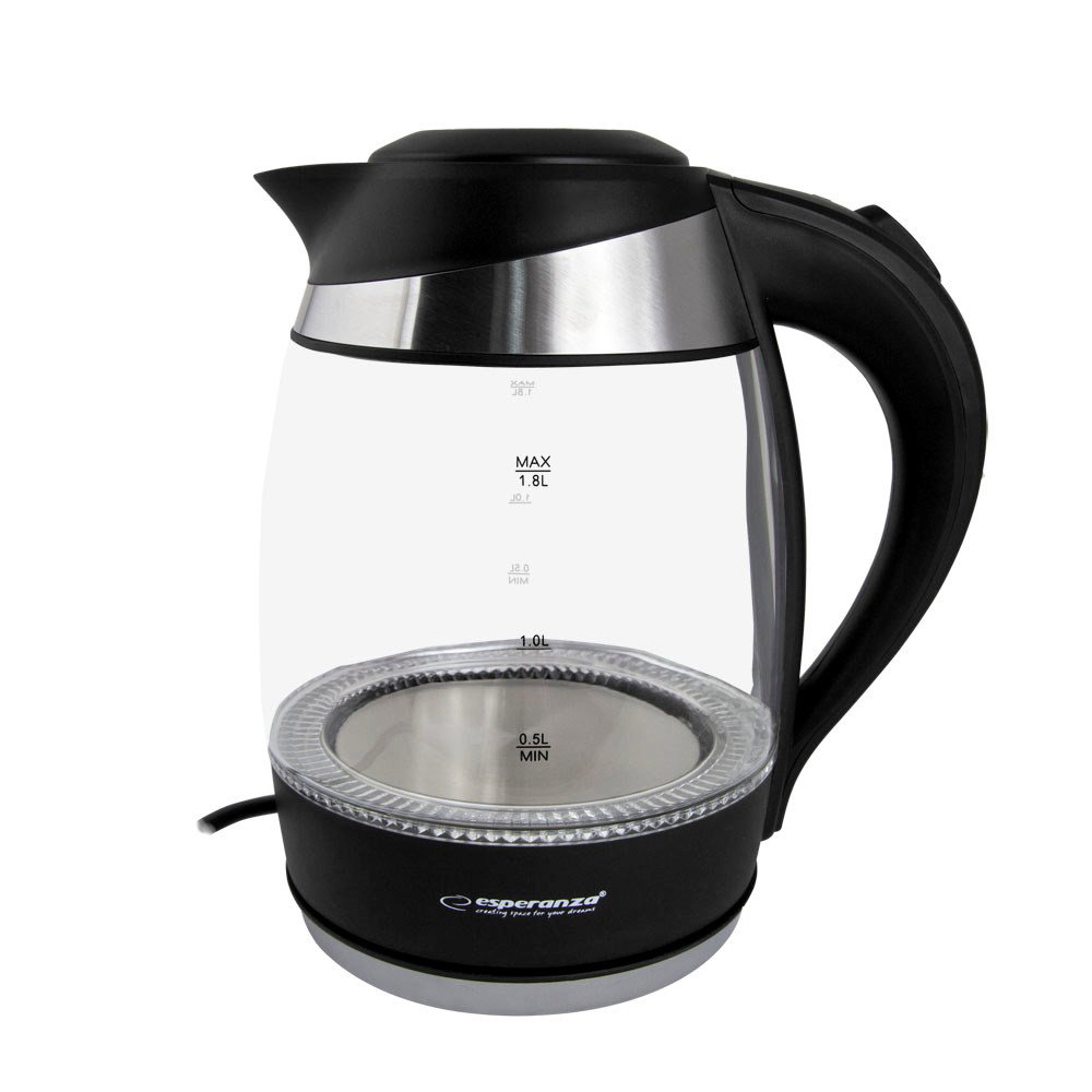 Esperanza EKK009 electric kettle 1.8 L Black, Multicolor 2200 W