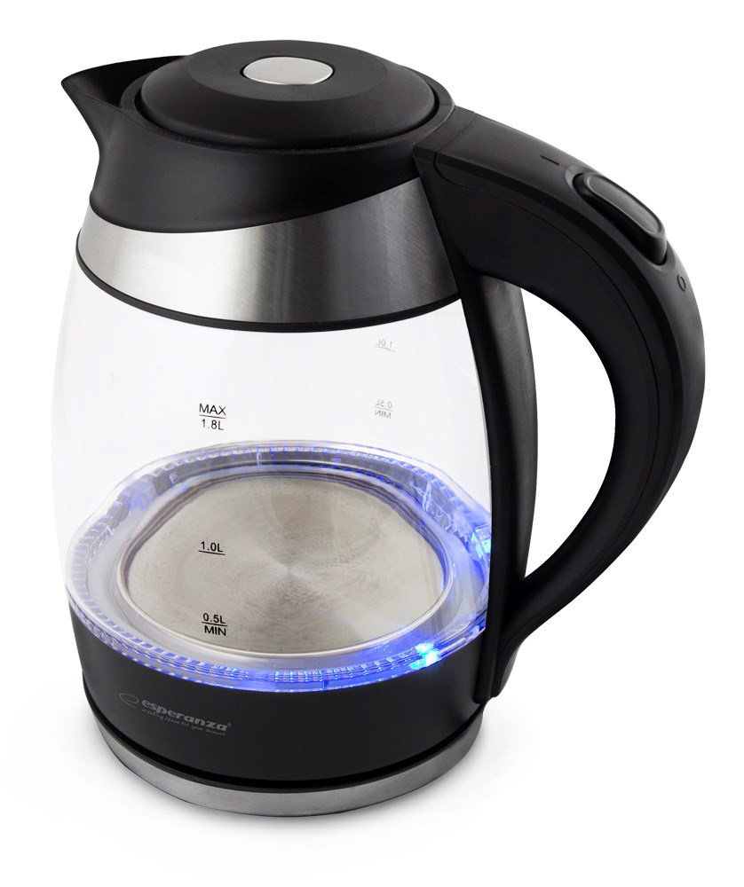 Esperanza EKK009 electric kettle 1.8 L Black, Multicolor 2200 W