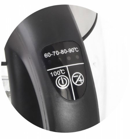 Esperanza EKK026 electric kettle 1.7 L 2200 W Black, Transparent