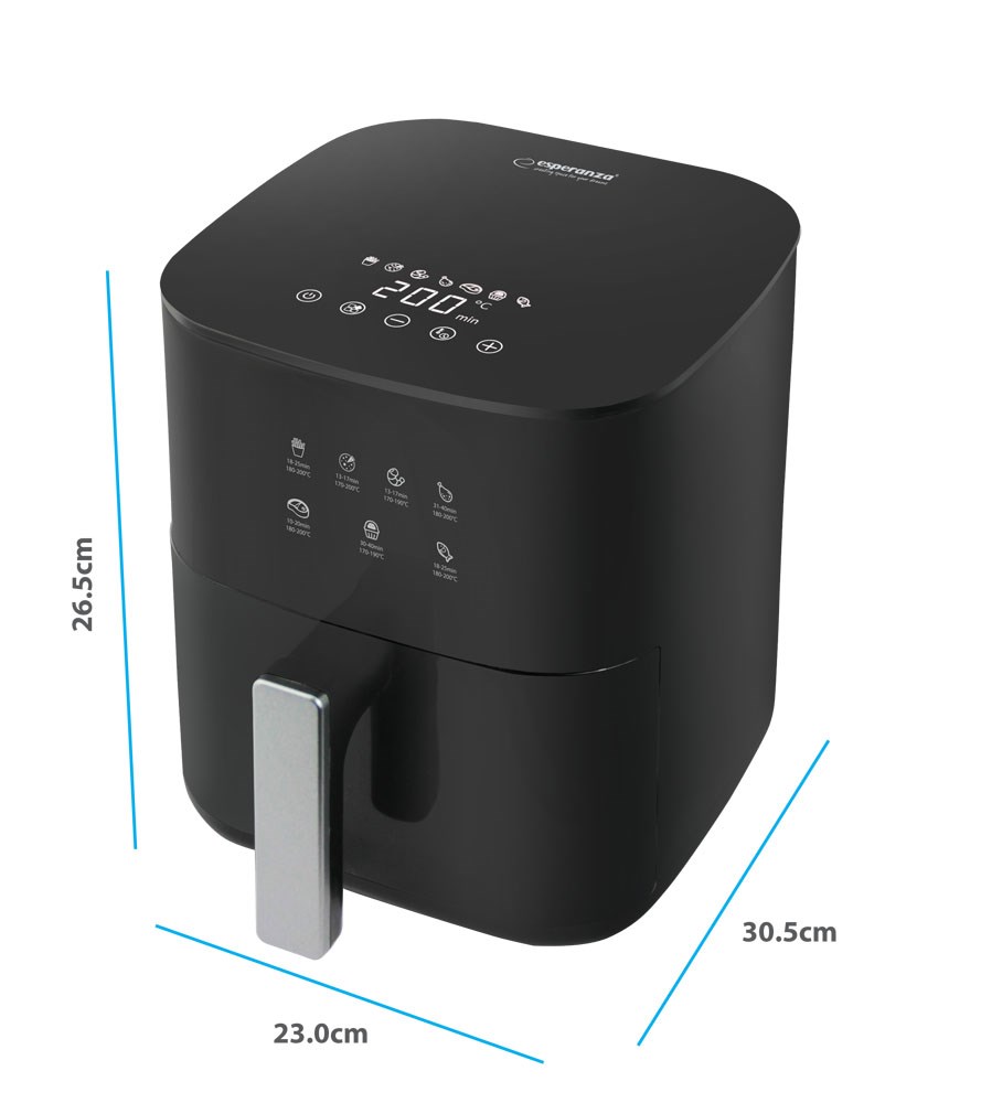 Esperanza EKA002 Fat-free fryer 3.5L 1350W Black