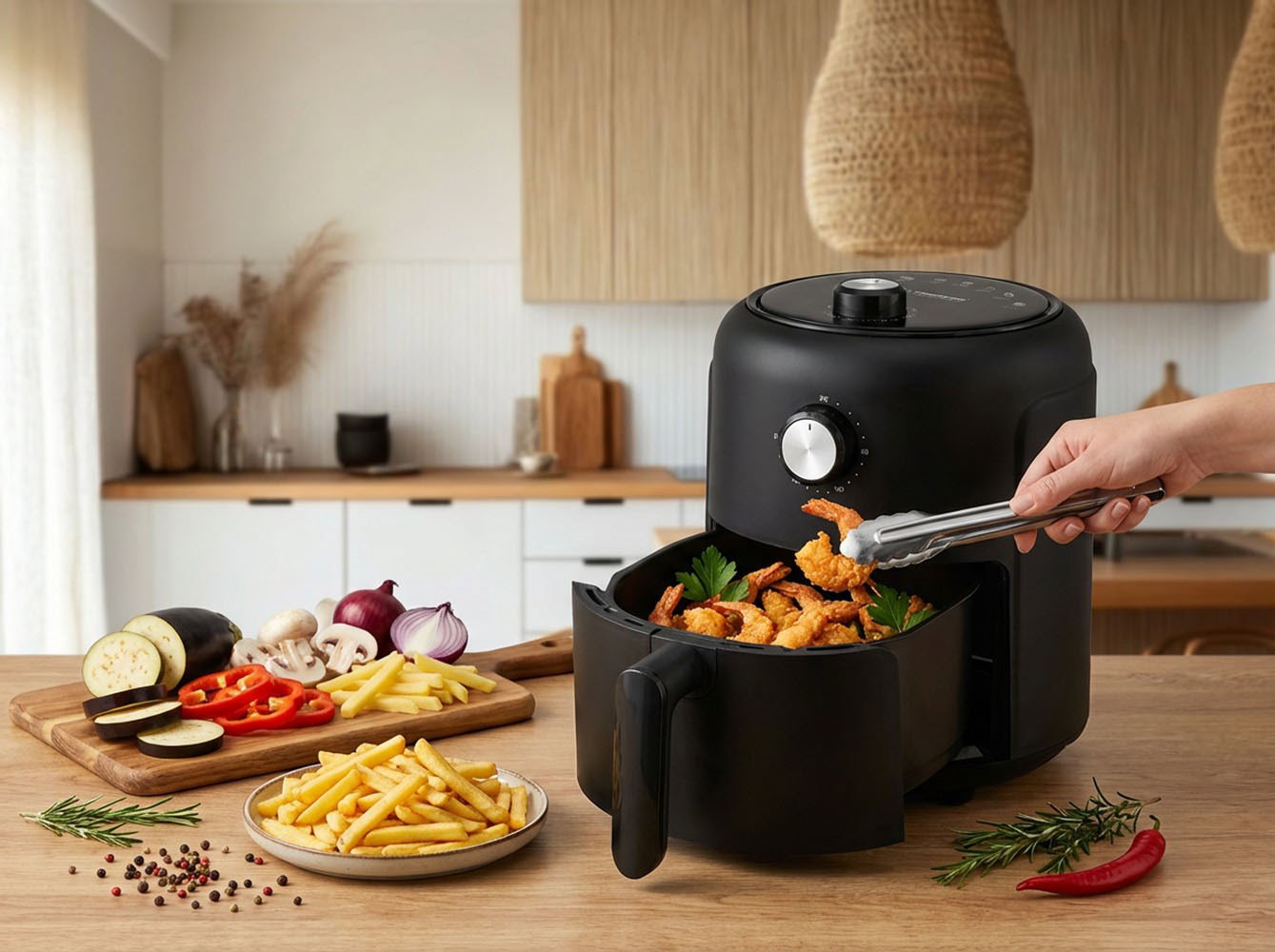 Esperanza EKA001 Fat-free fryer 2,6L 1000W Black