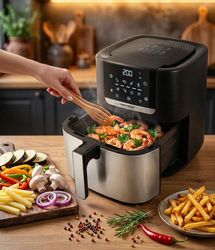 Esperanza EKA004 Non-fat fryer 8L, 1700W Inox