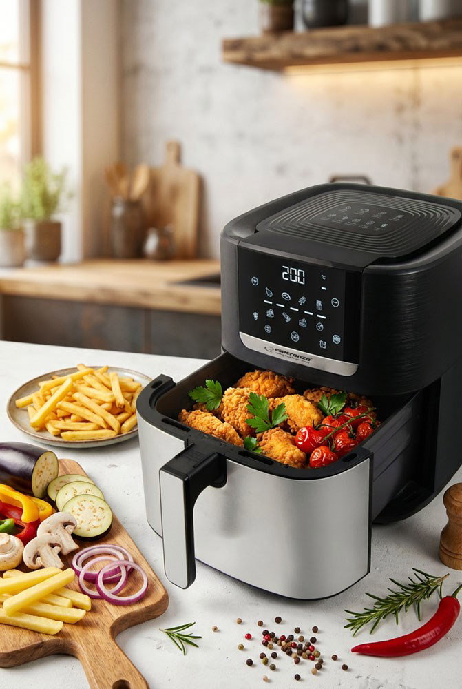 Esperanza EKA004 Non-fat fryer 8L, 1700W Inox