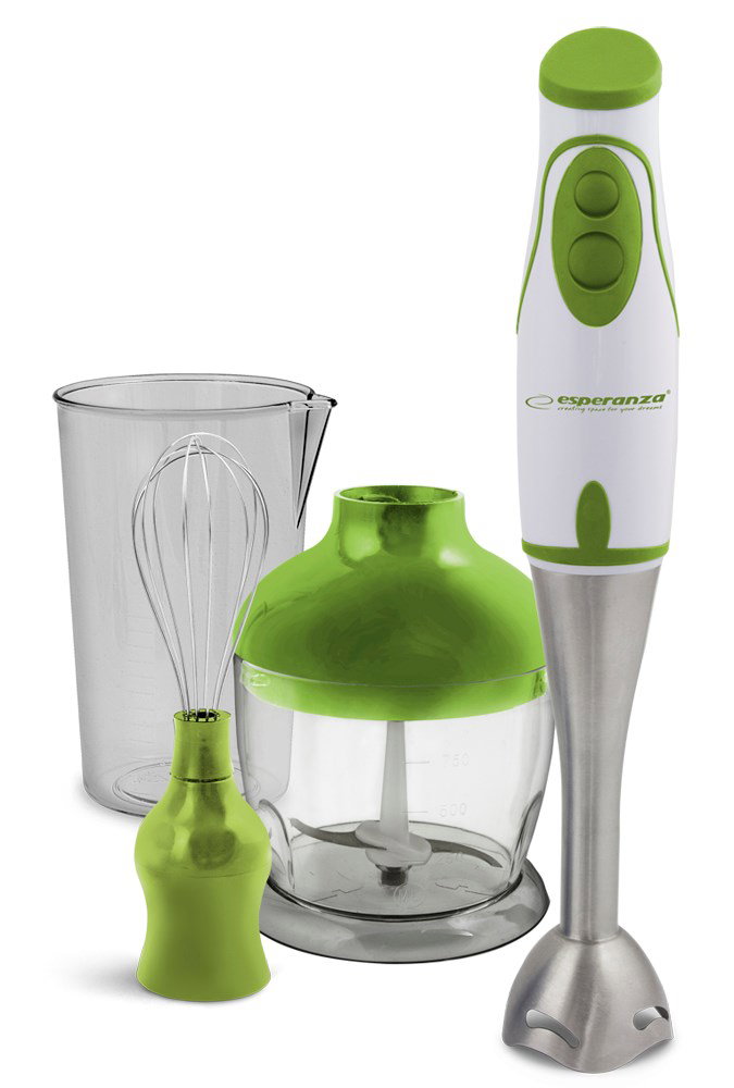 Esperanza EKM003G blender 0.75 L Immersion blender Green,White 450 W
