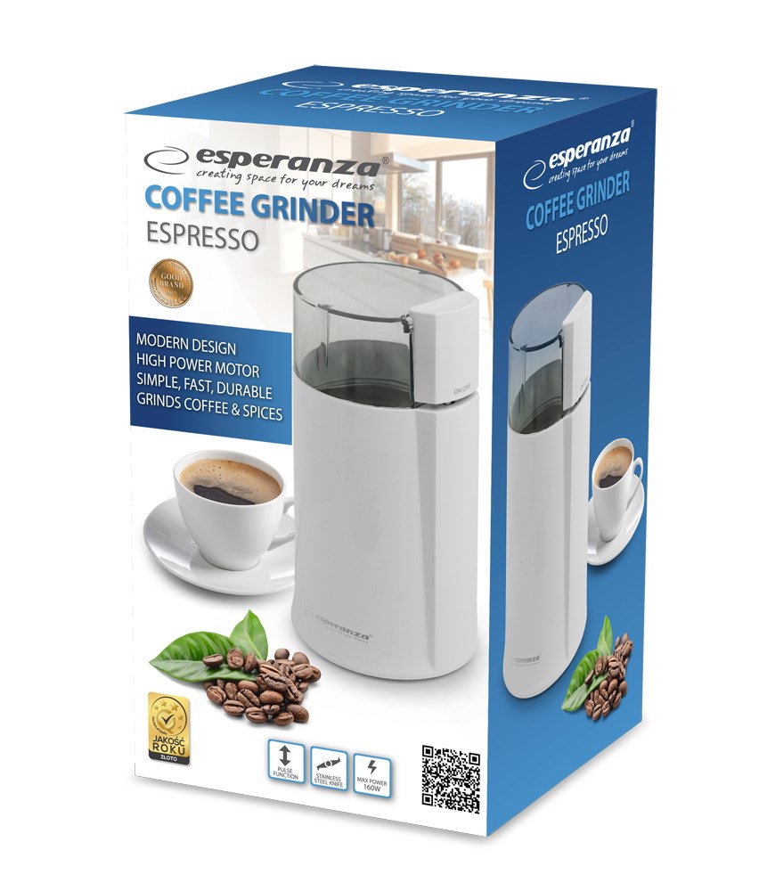 Esperanza EKC001W Coffee Grinder White 160 W